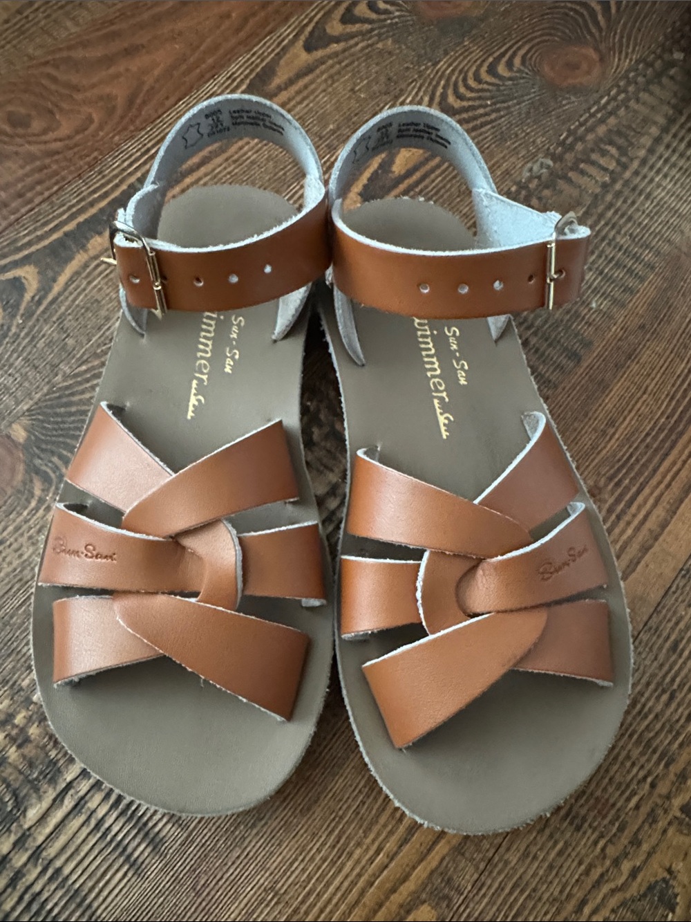 Kids Sun-San Swimmers Salt Water Sandals size 12